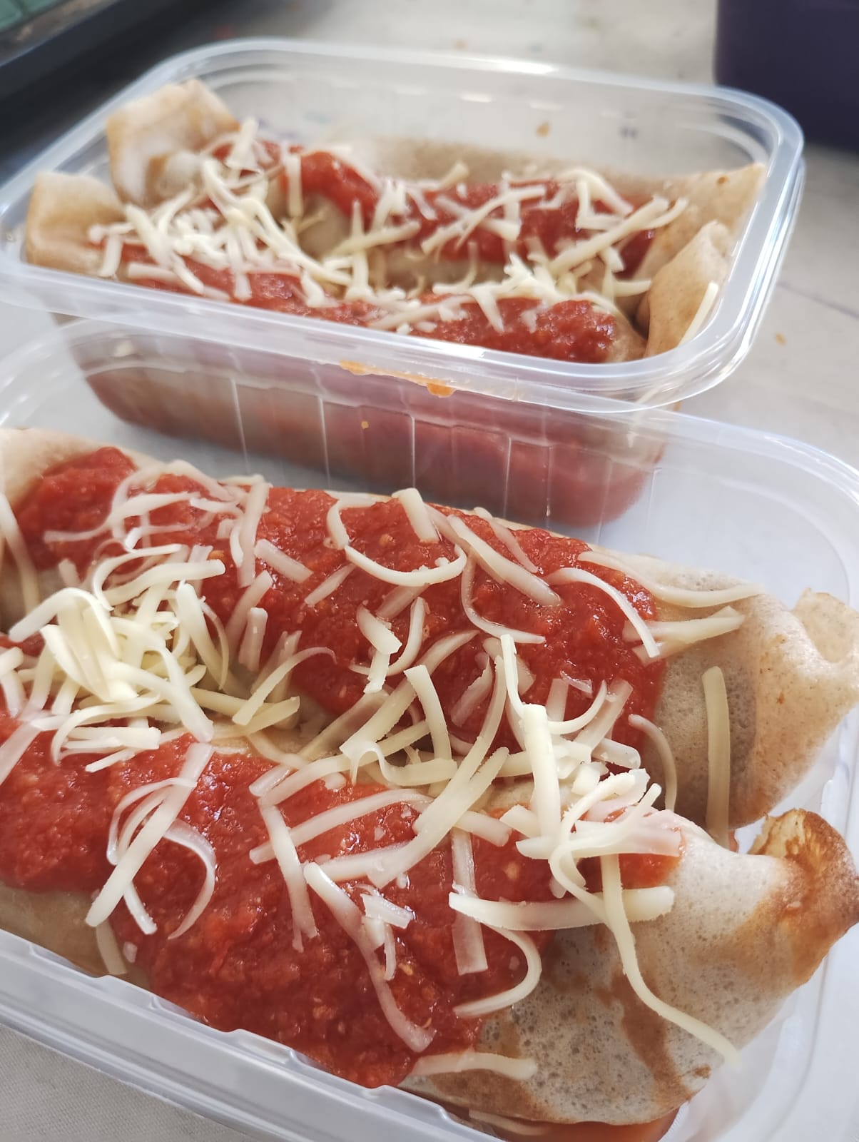 Panqueca de Carne e Queijo