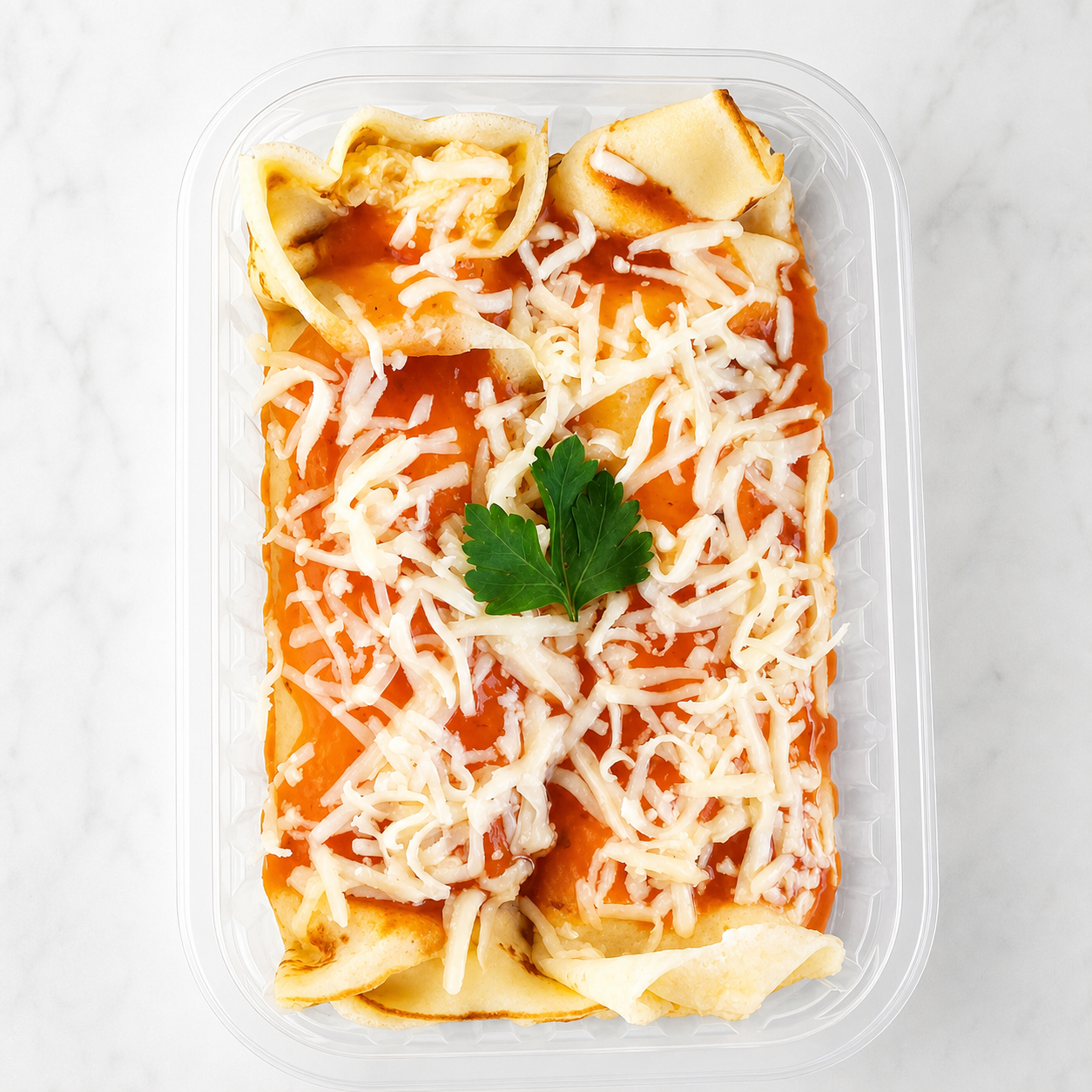 Panqueca de Frango e Queijo